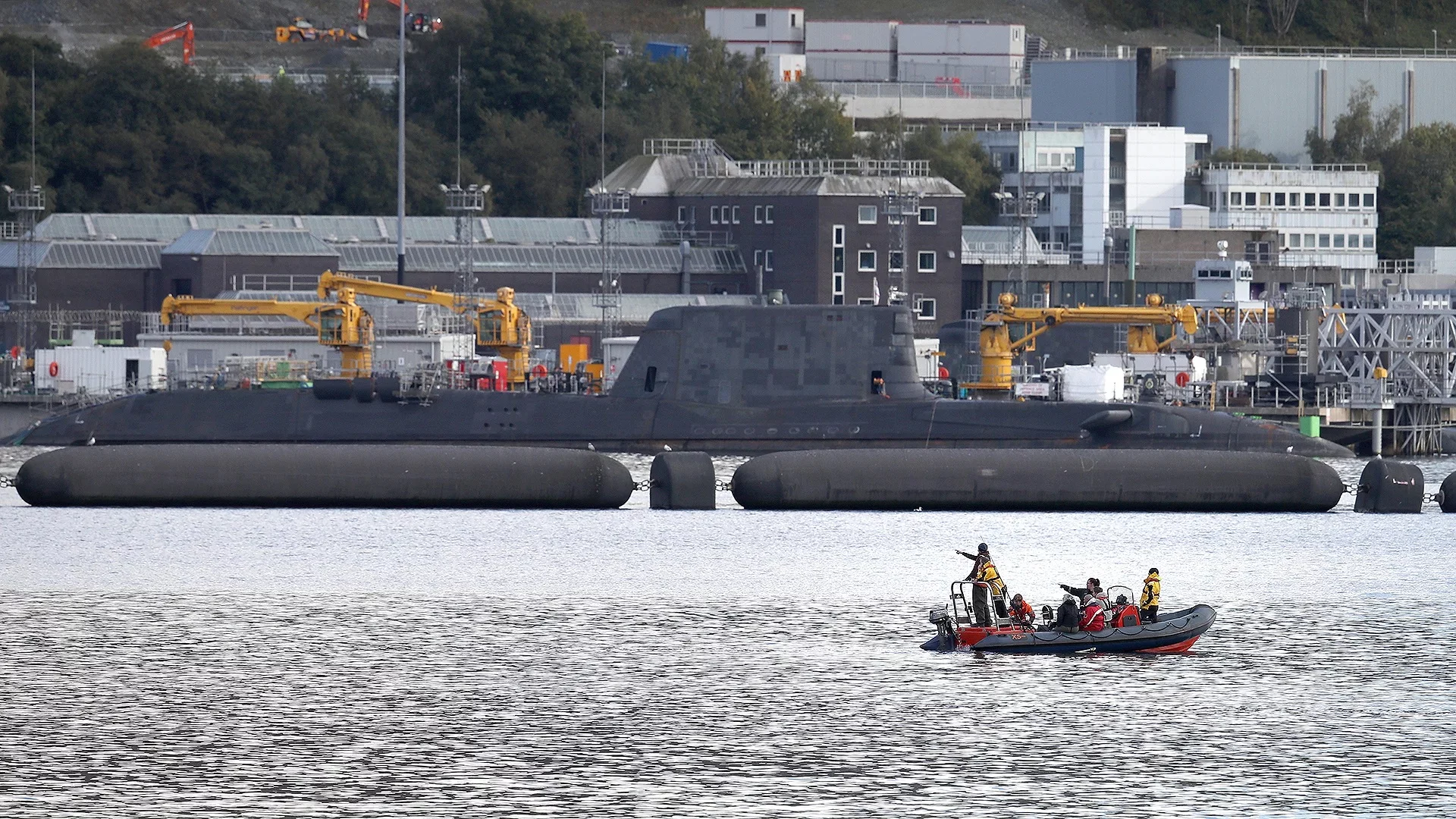 La base sous-marine britannique de Faslane