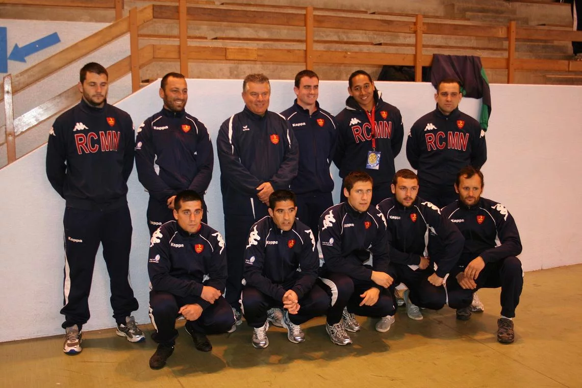 Une partie de l'équipe masculine