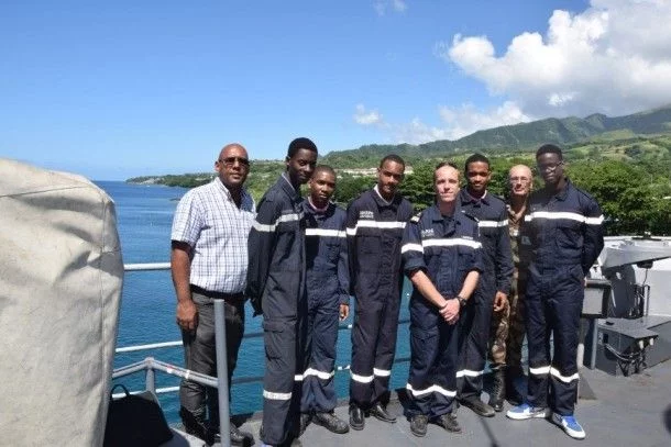 Le Dumont d’Urville reçoit des élèves de Bac Pro