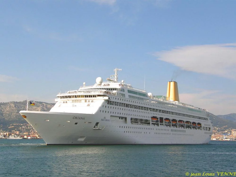 Le paquebot Oriana à La Seyne-sur-Mer