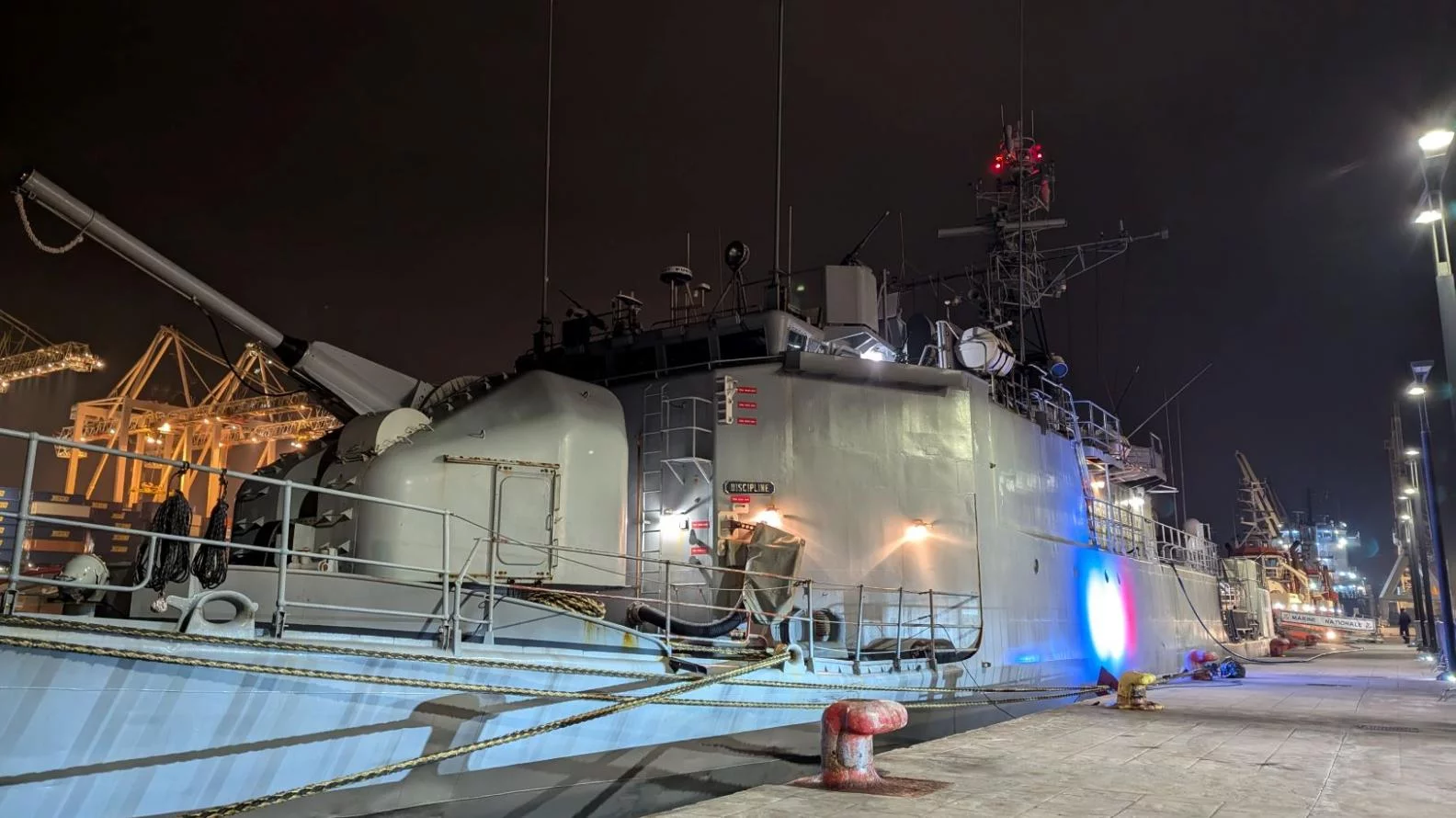 Le patrouilleur Commandant Bouan en escale à Koper (Slovénie)