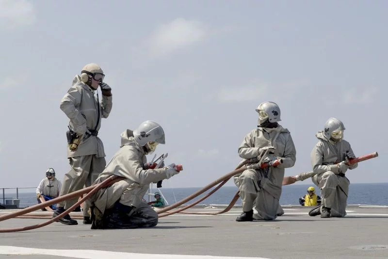 Les pompiers de la Jeanne d’Arc