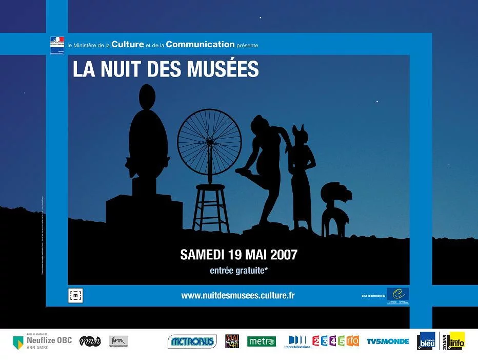 Affiche de la Nuit des musées 2007