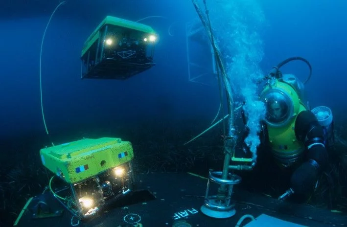 Essais par la CEPHISMER du robot Ulisse