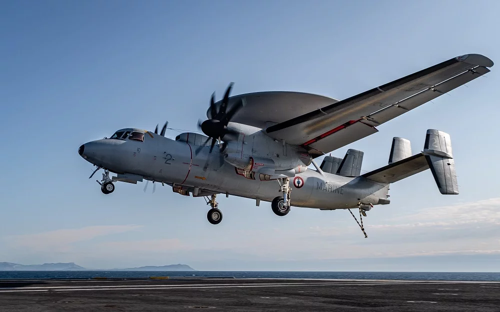 Appontage d'un Hawkeye