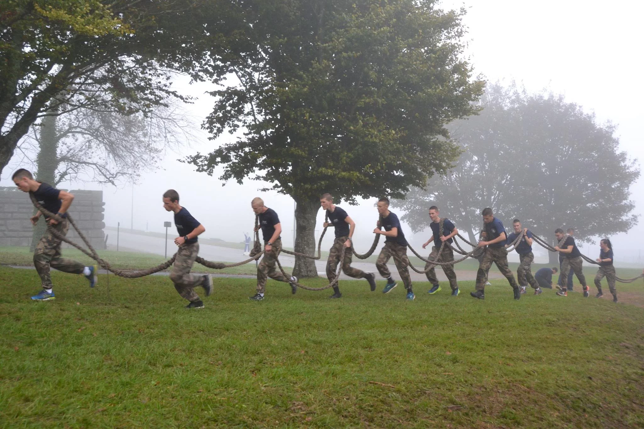 Rencontre sportive entre les mousses de Brest et de Cherbourg 