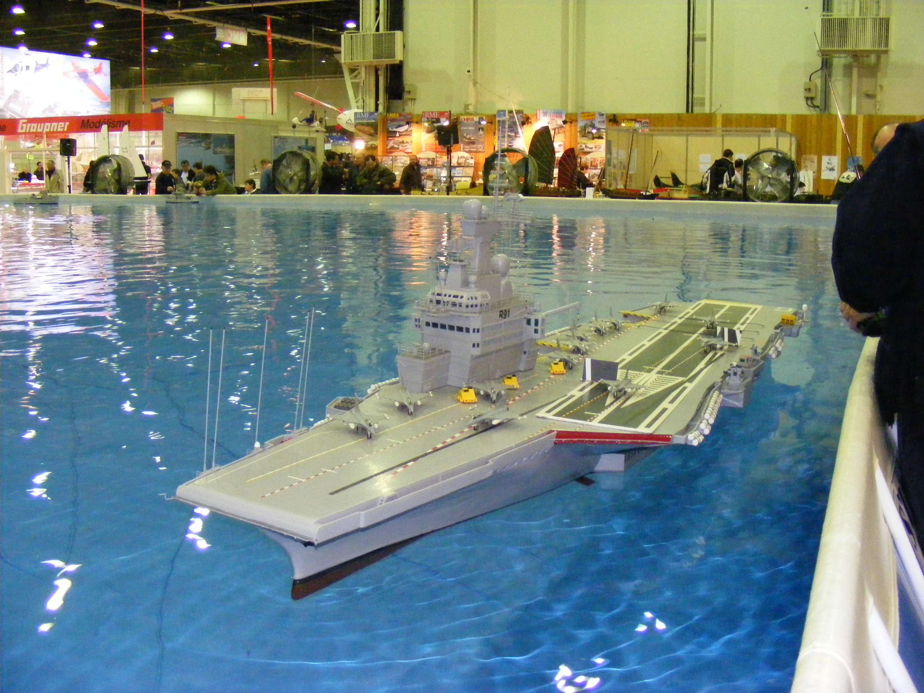 La maquette du Charles de Gaulle