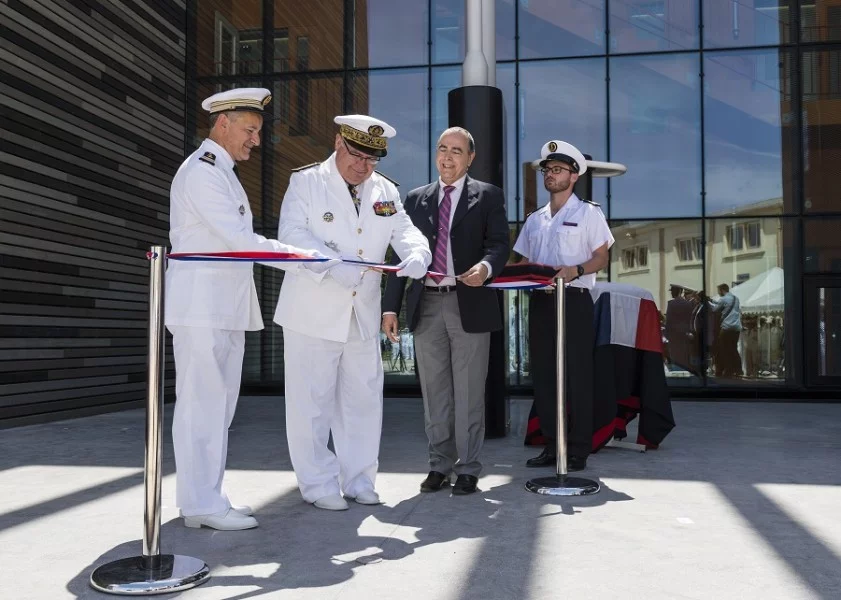 Le chef d’état-major de la marine inaugure les simulateurs des futurs sous-marins Barracuda