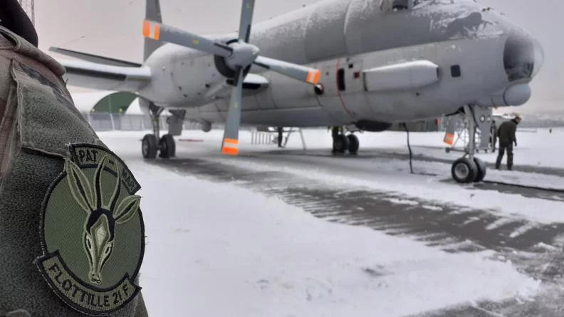 Un avion de patrouille maritime Atlantique 2 sur la base aérienne norvégienne d’Ørland, près de Trondheim