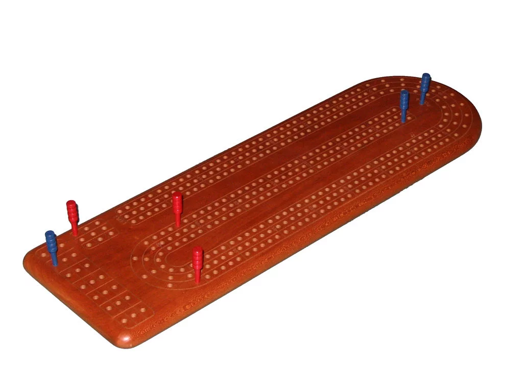 Un plateau de cribbage