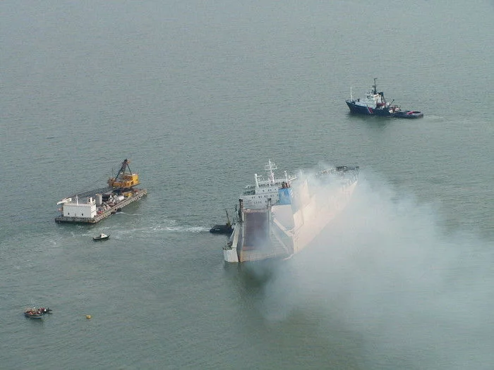 Incendie sur le Rokia Delmas