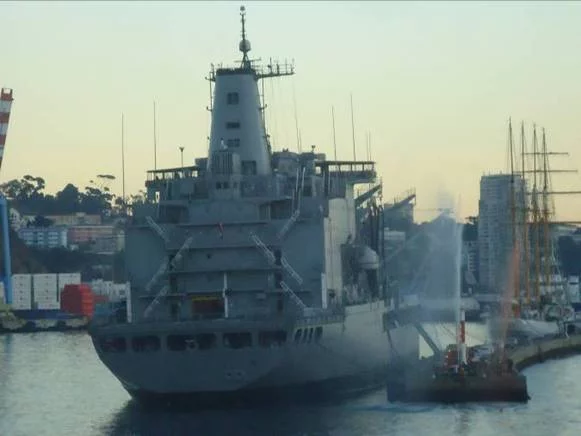Une arrivée en grande « Pompe » à Valparaiso pour le Prairial