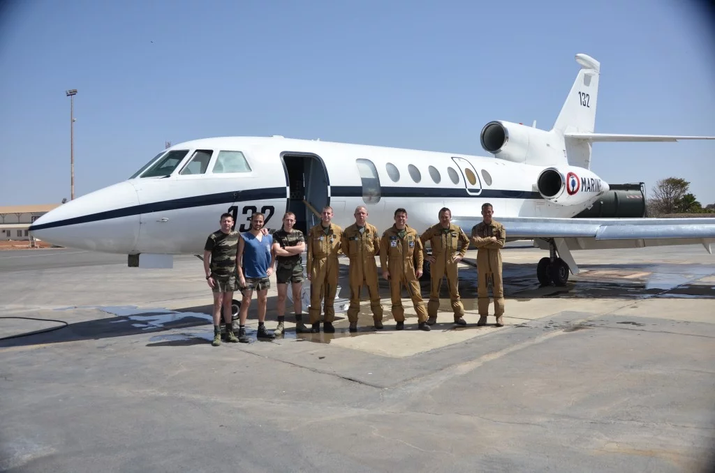 Le détachement Falcon 50M de la flottille 24F déployé à Dakar (Sénégal)