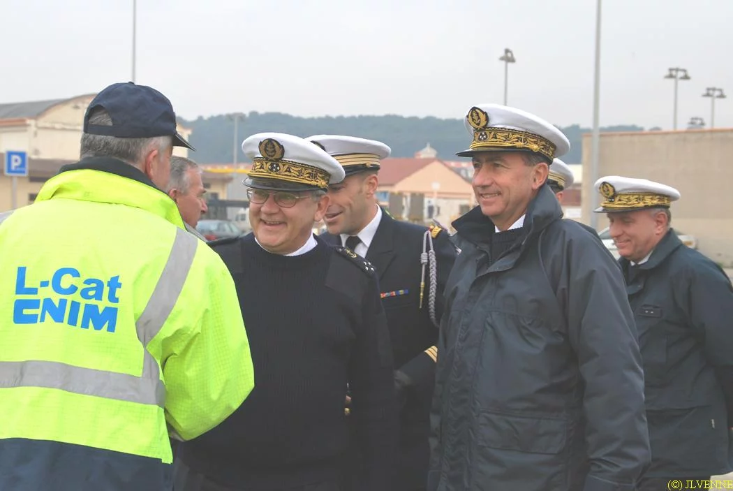 Arrivée des autorités