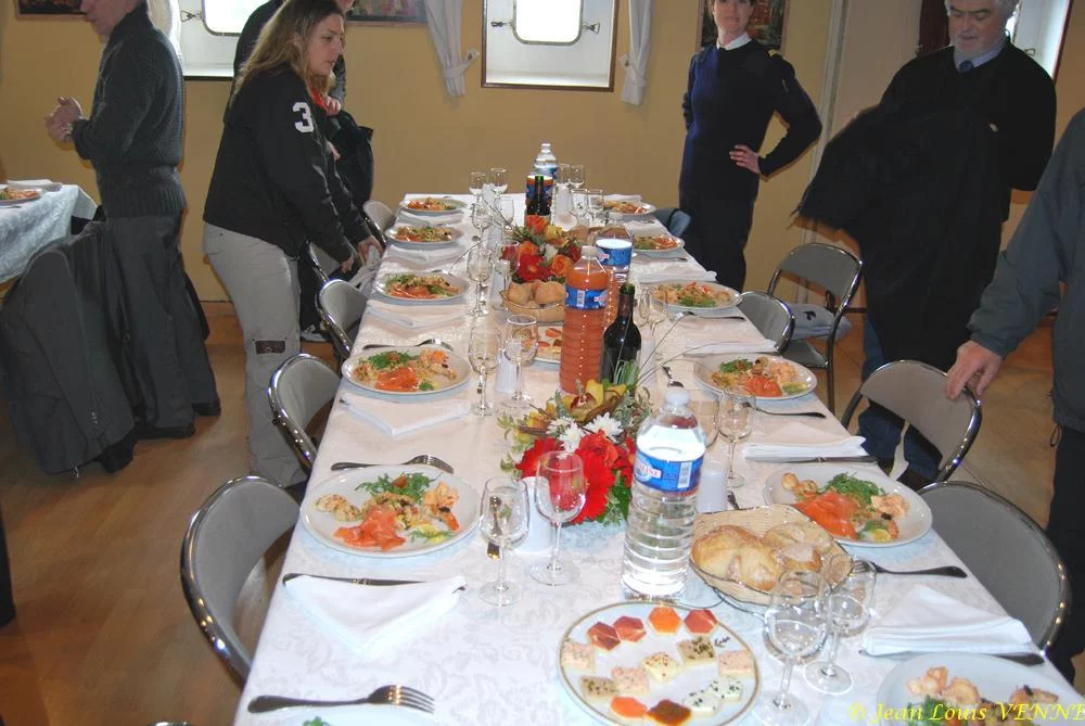 Le repas offert aux invités