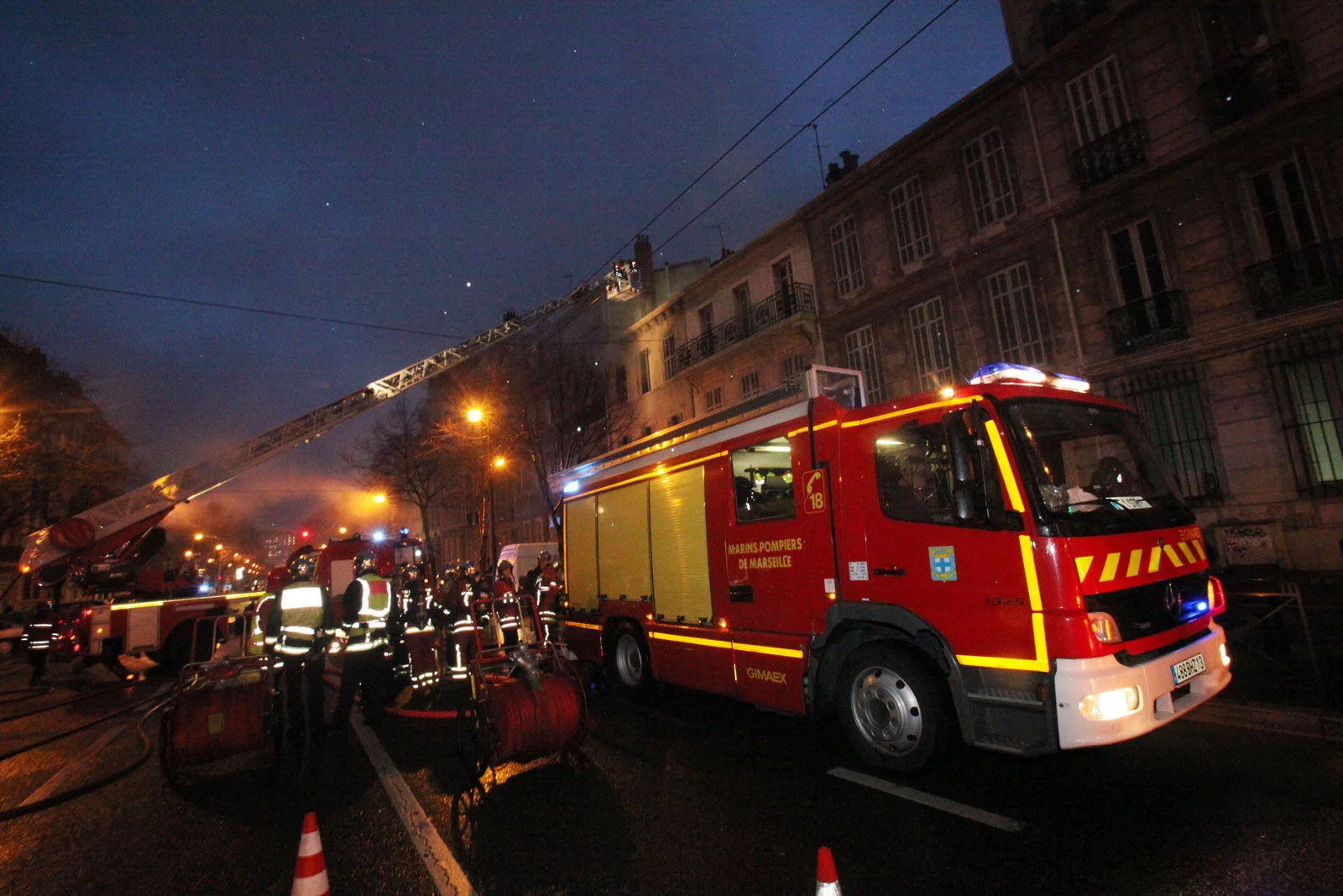 Les moyens des marins-pompiers de Marseille