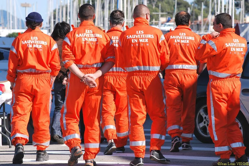 L'équipage de la vedette de la SNSM