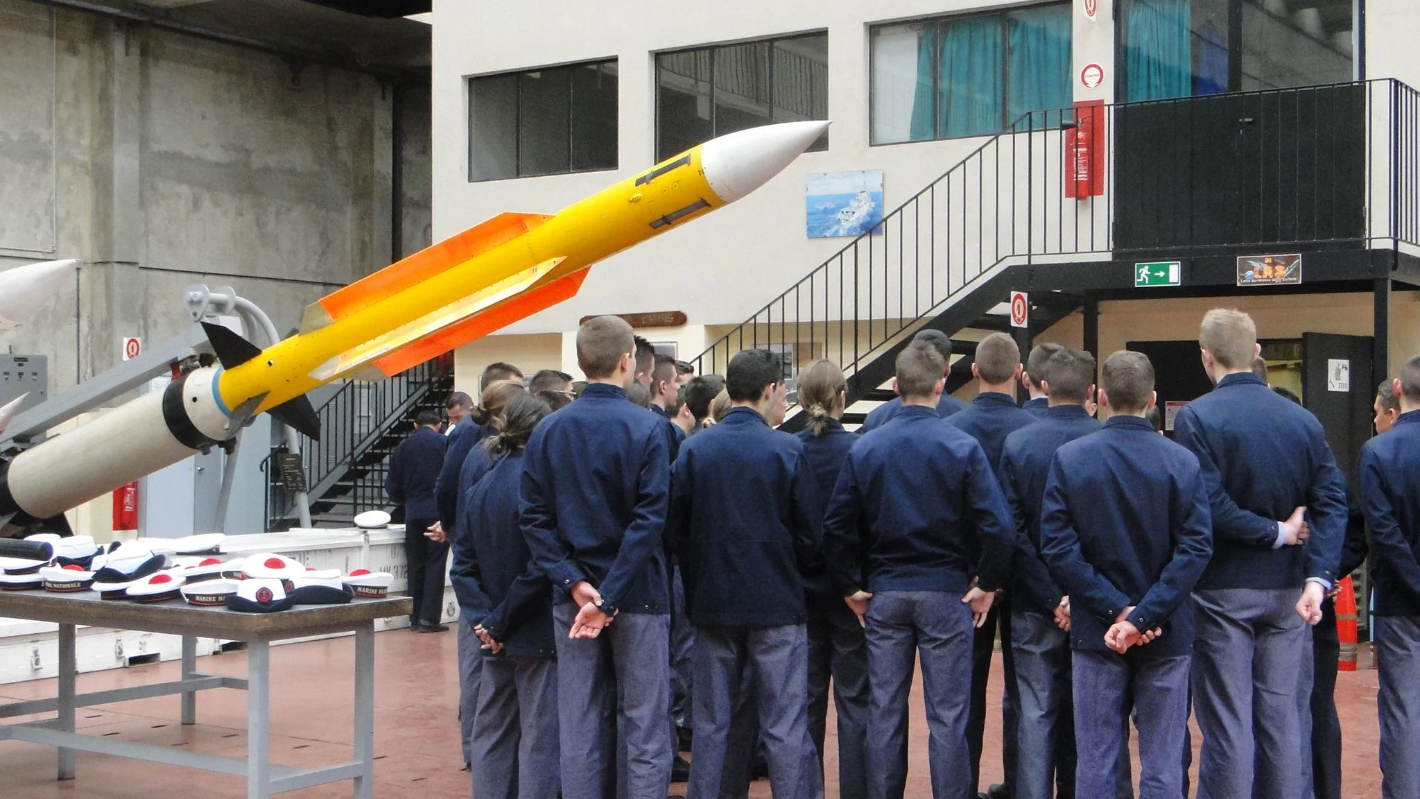 Des centres de préparation militaire marine en visite au CIN St-Mandrier