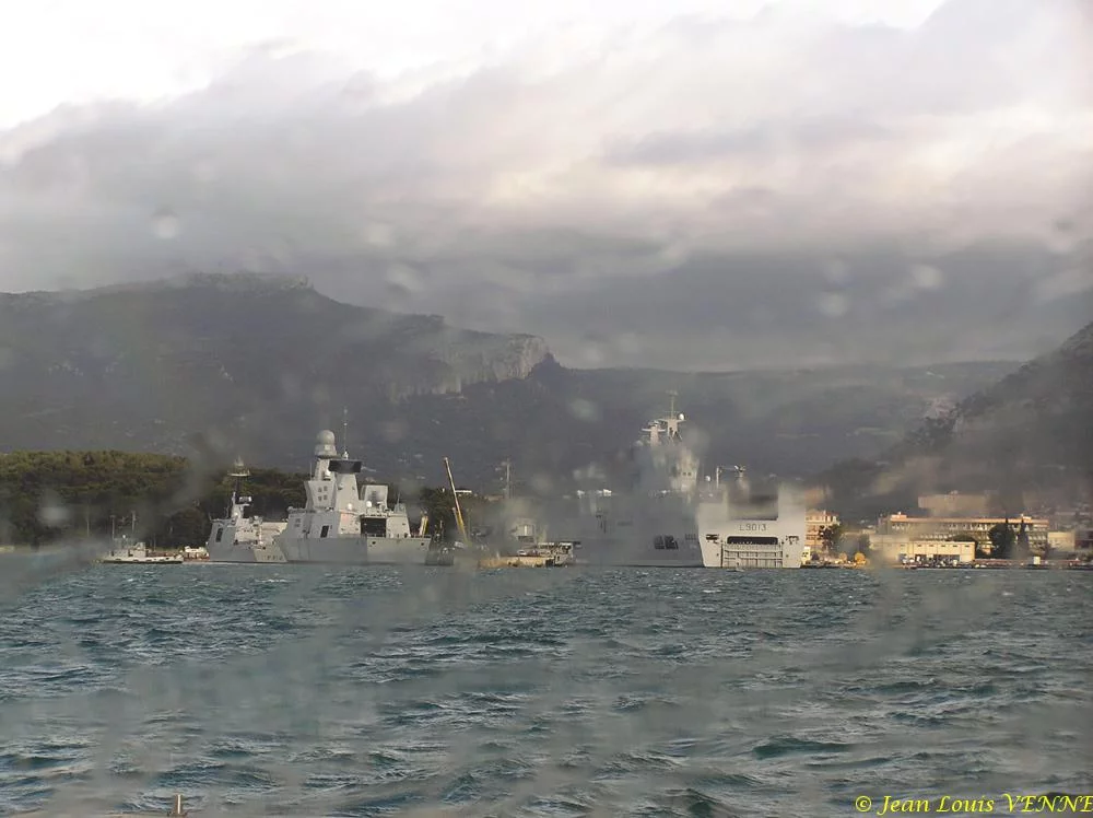 Arrivée à Toulon de la frégate Chevalier Paul