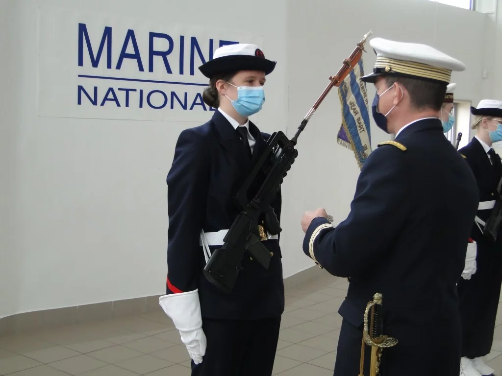 Remise des diplômes aux 44 stagiaires de la préparation militaire Marine Jean Bart de Dunkerque