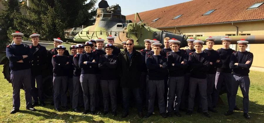 Arthur Hopfner, au milieu de la PMM Belfort