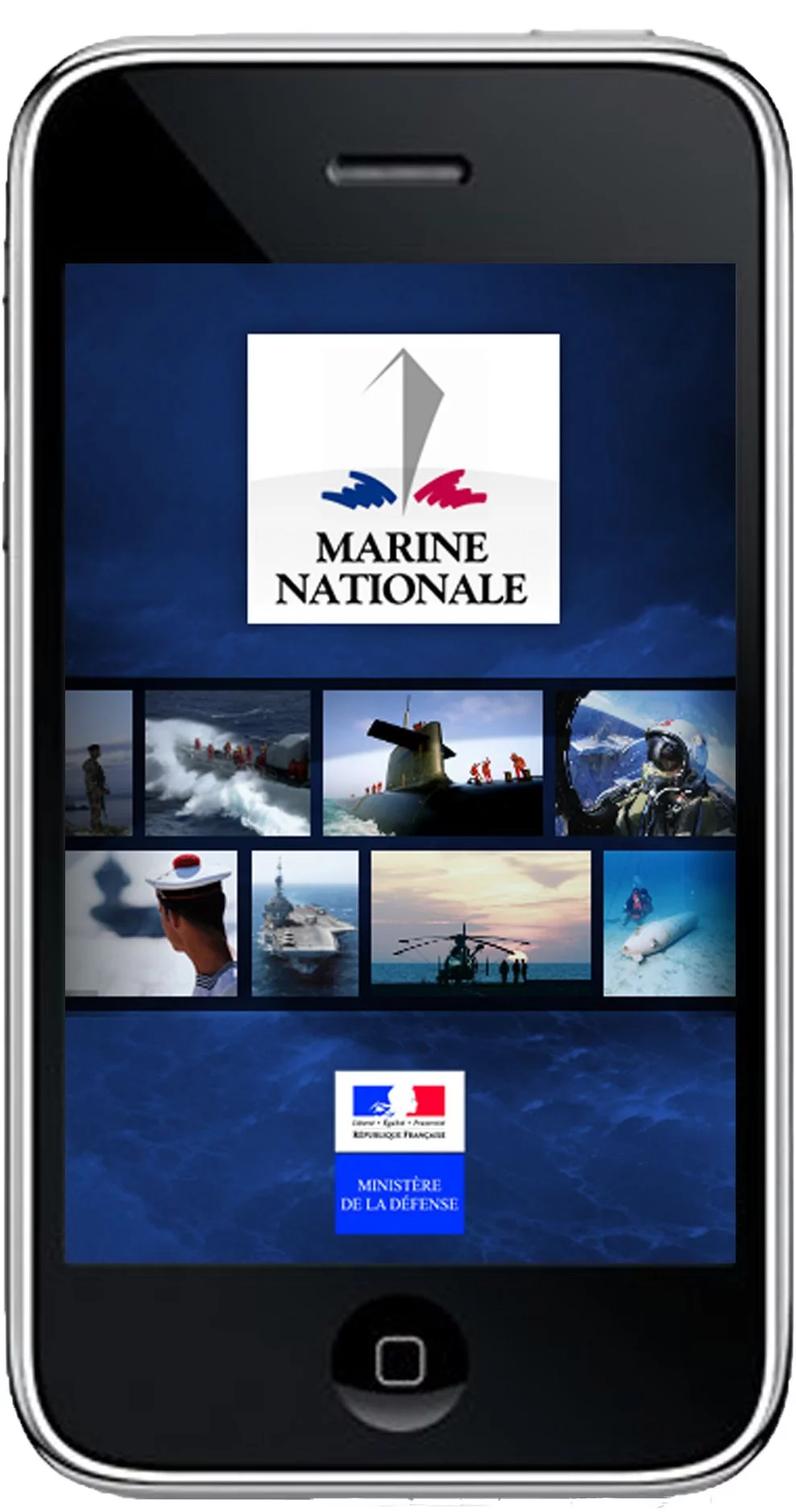 L'application iPhone Marine Nationale
