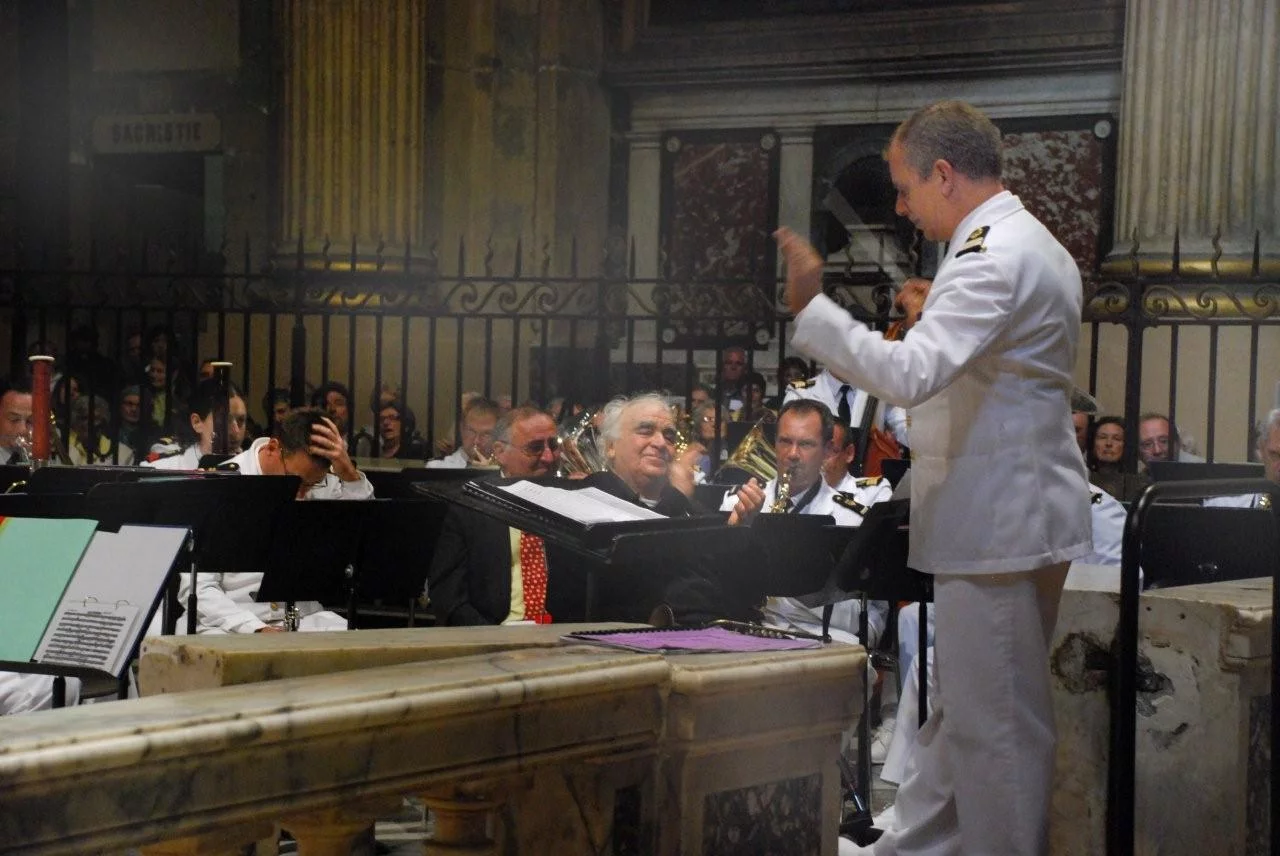 Maurice André et la musique des Equipages de la Flotte en concert