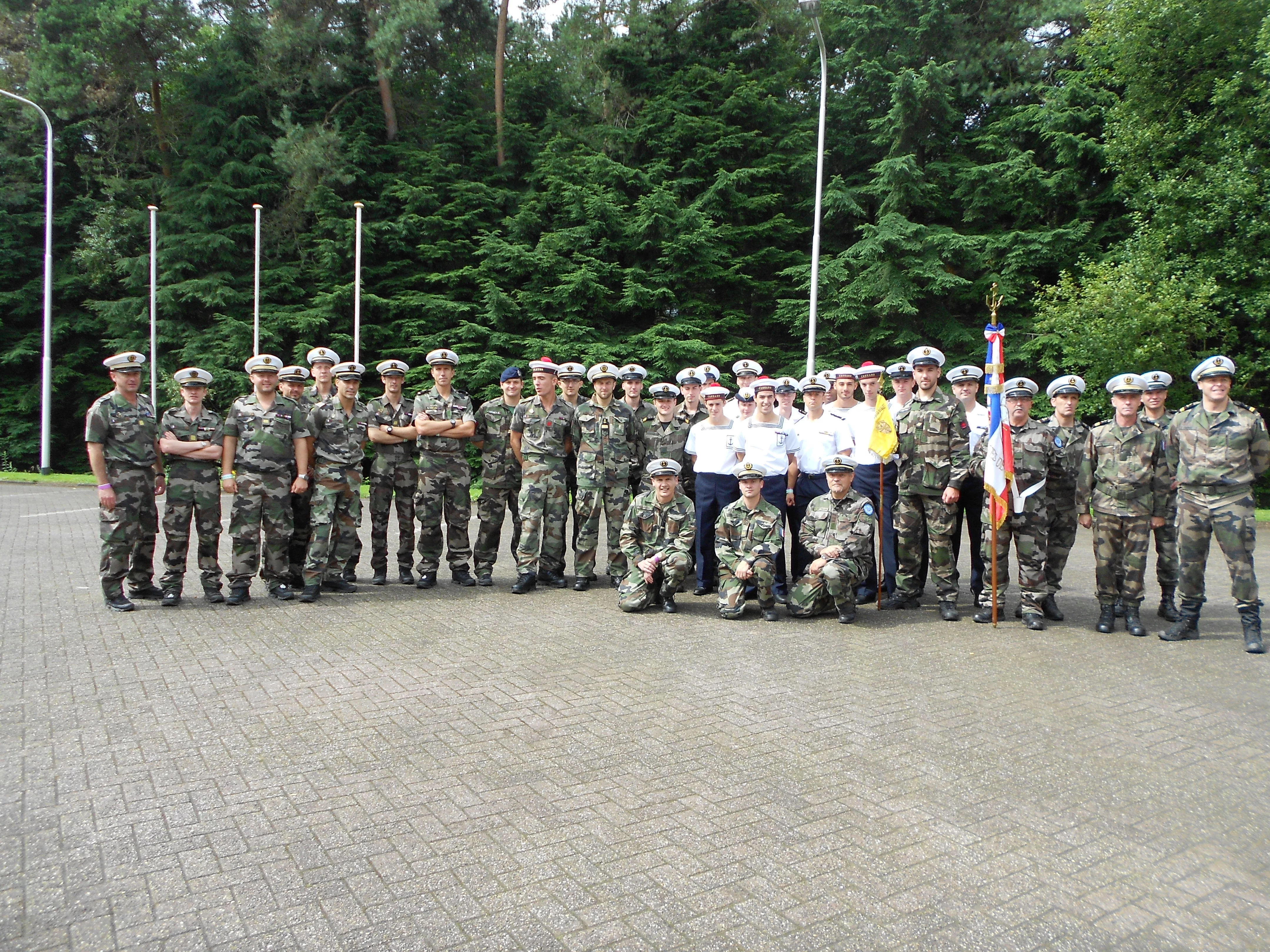 La délégation Marine à Nimègue en 2014