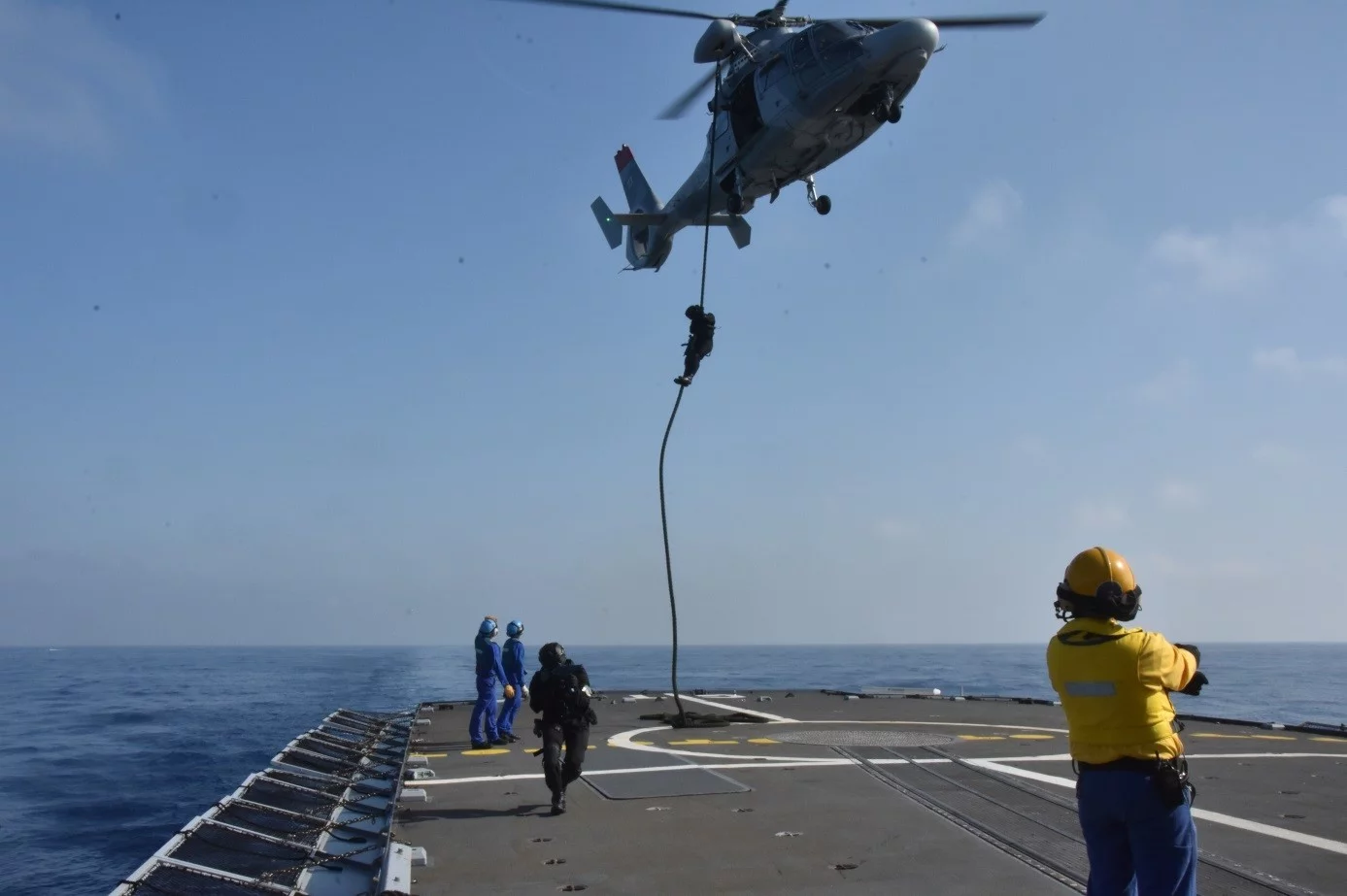 Exercice d'hélicordage