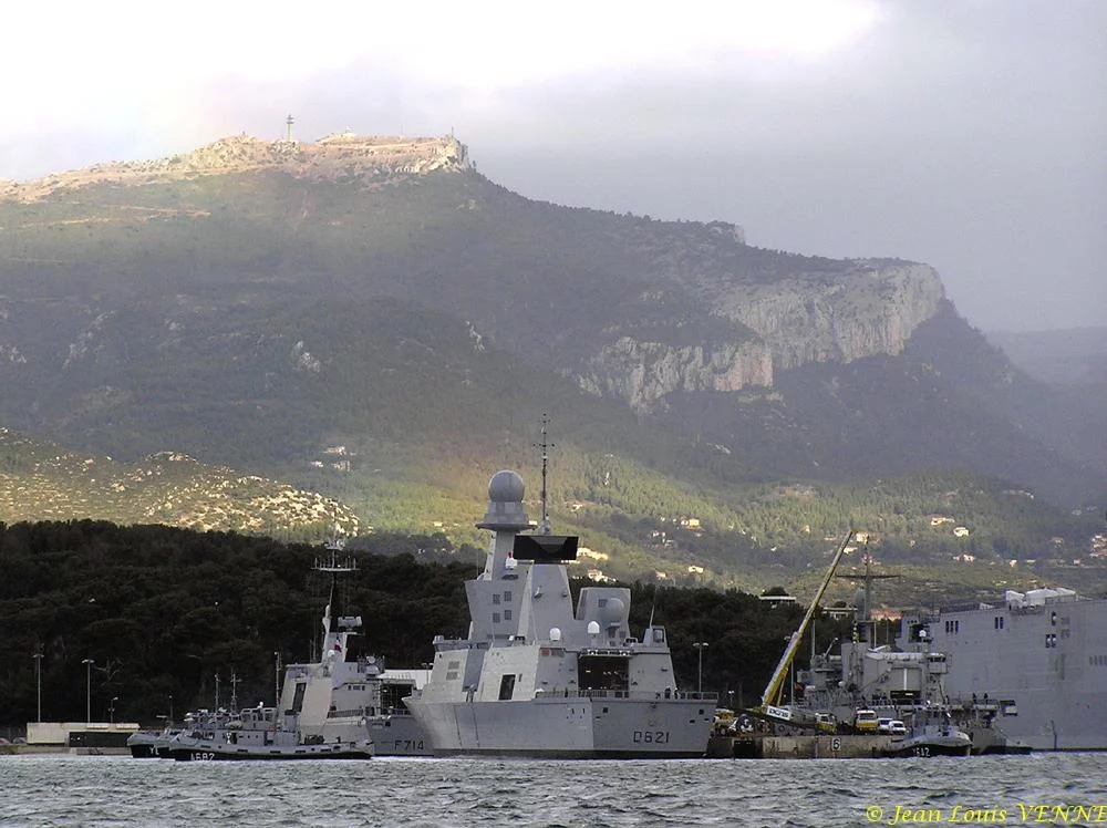 Arrivée à Toulon de la frégate Chevalier Paul