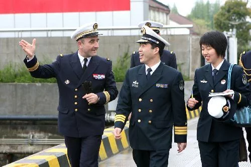 Accueil par les autorités Chinoises